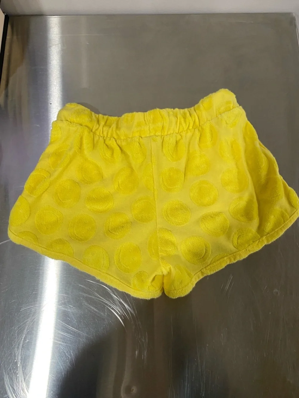 3/$10 Old Navy Bright Yellow Terry Smiley Face Lounge Shorts